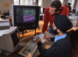 A computer simulation in the Faculty of Engineering