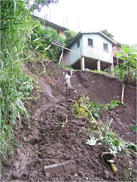 Urban landslide
