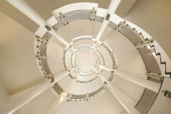 Spiral staircase in Dorothy Hodgkin Building