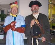 Left to right: porters Steve Curry and Dave Brown at the Merchant Venturers Building