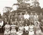 Graduation photo of the 'Class of '54'
