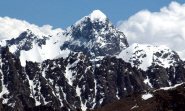 Pik 5,318m - the highest summit within the Djangart mountains