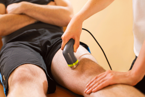 Generic image of a patient being treated with ultrasound therapy