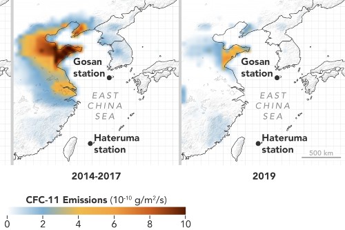 Newswise: Research shows emissions of banned ozone-depleting substance are back on the decline