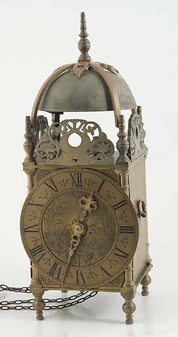 Image of Lantern clock Collections of Tintinhull House, Somerset (c) National Trust;
