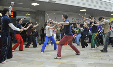 Capoeira performed by Claudia Campos and Nucleagem de Capoeira