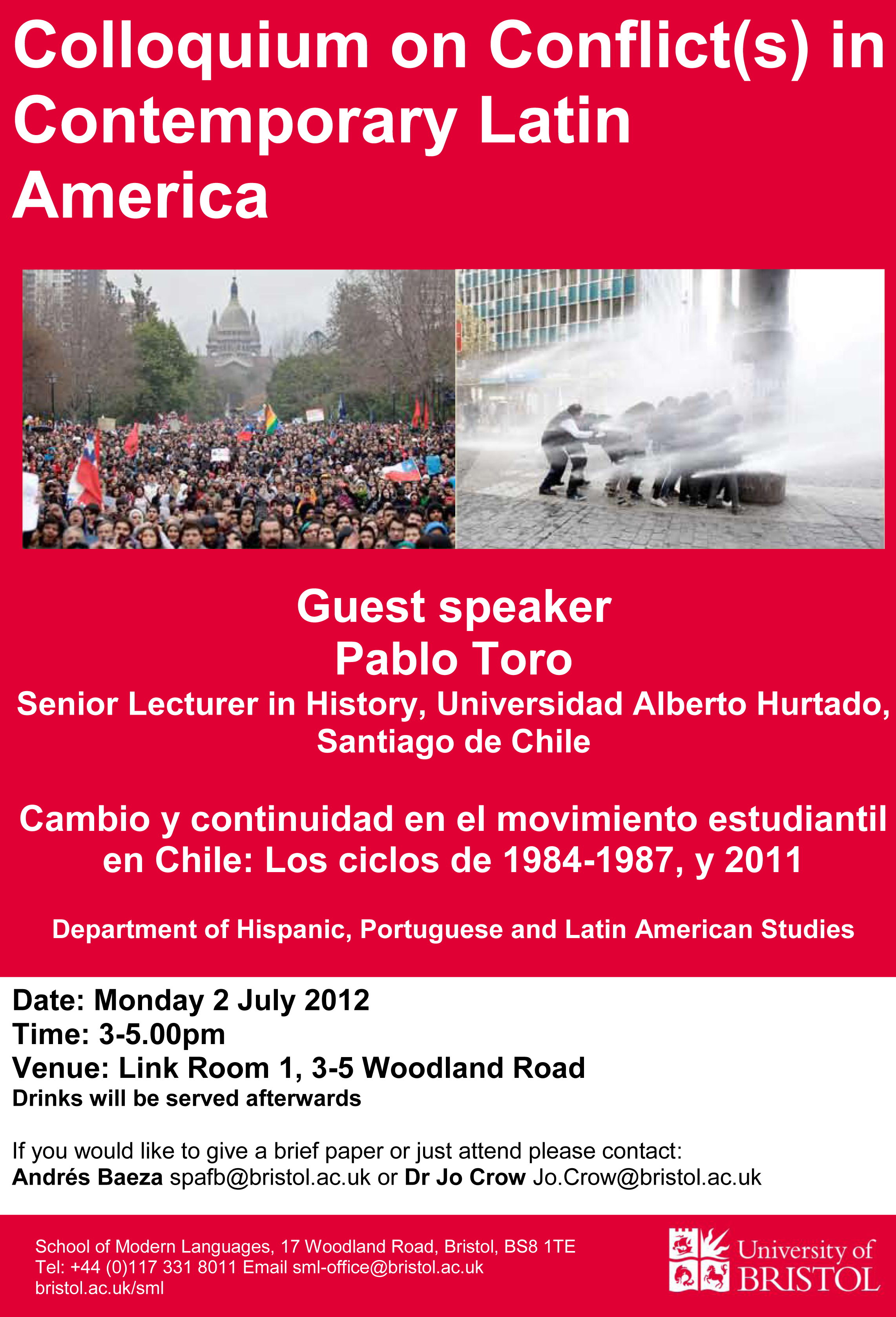 Colloquium on Conflict(s) in Contemporary Latin America