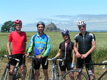SML staff on charity bike ride