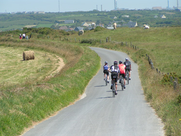 SML staff on charity bike ride