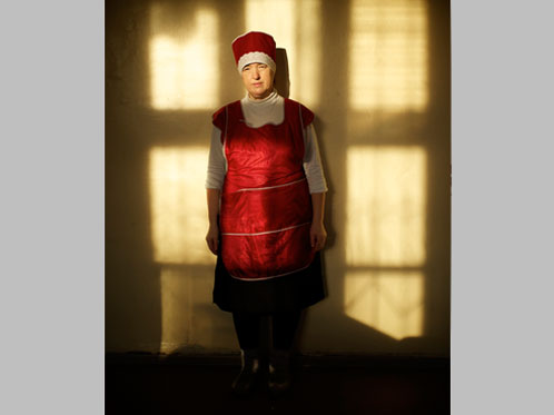 'Portrait of Nadezhda (the dinner lady at our school in Yaroslavl)' by Harry Engels