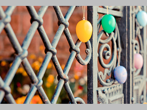 'Rusty iron gate at Easter' by Emma-Victoria Farr