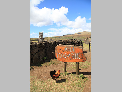 'Easter Island; where little and large collide' by Lucy Hill