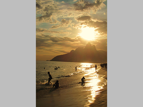 'Sun setting over Dois Irmãos' by Olivia Marke