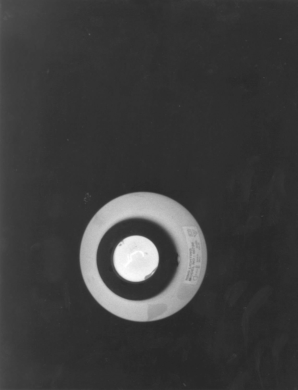 photograph of a lamp: looking up