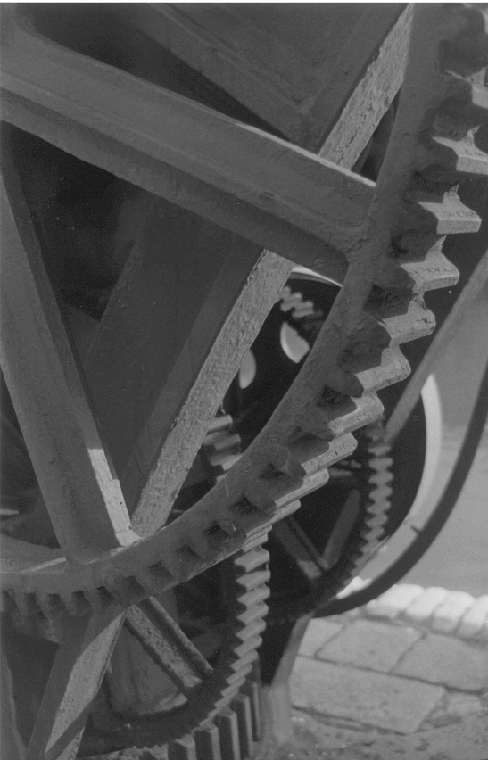 Photograph of gears by Charlotte Murray