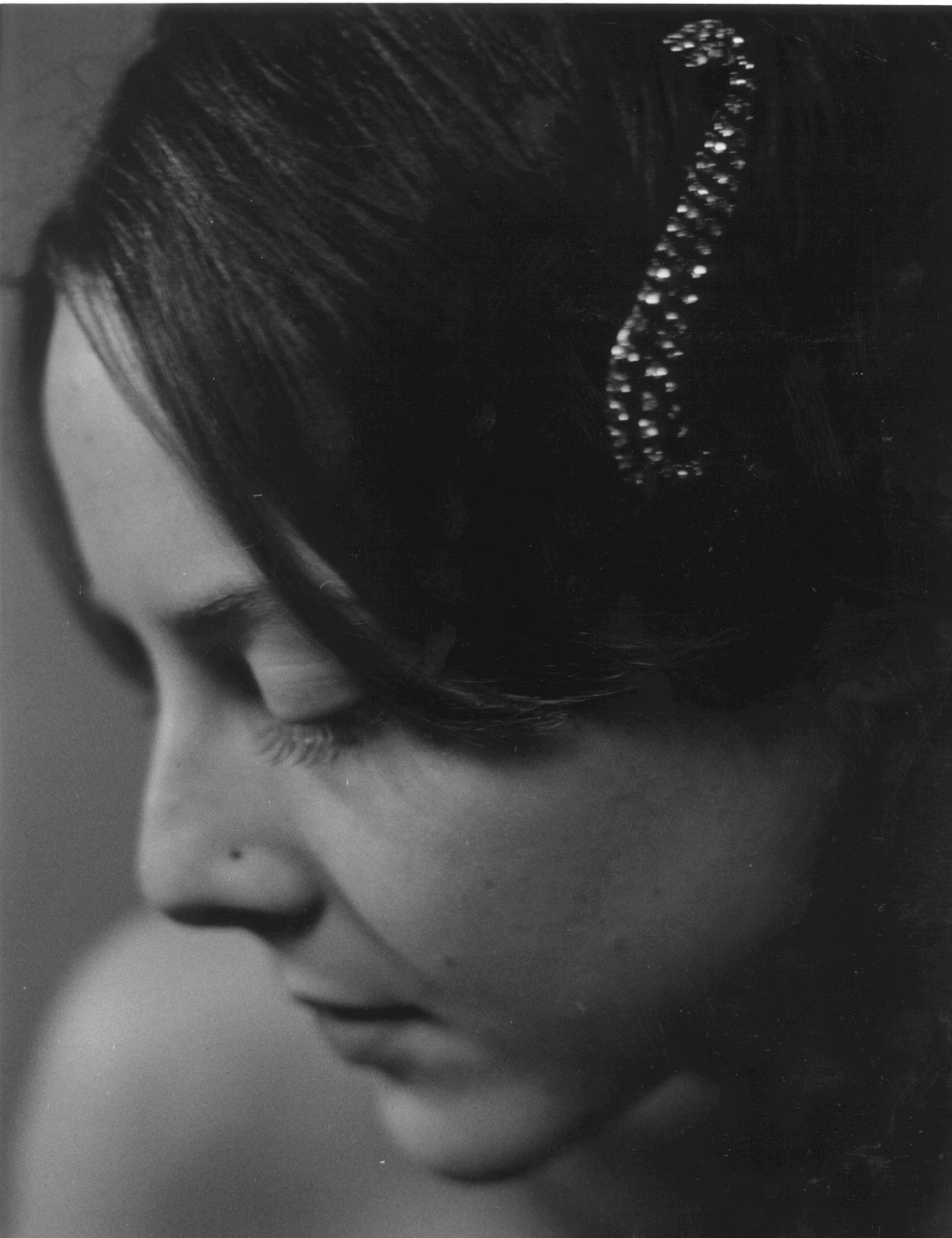 Photograph: Profile of a young lady
