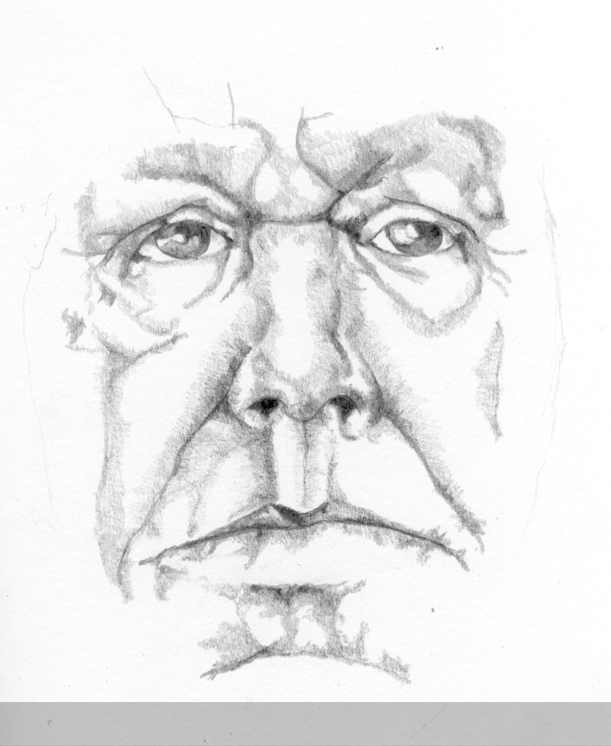 A Portrait of an old face