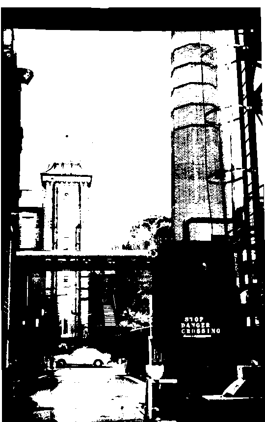 stylised photgraph of an incinerator