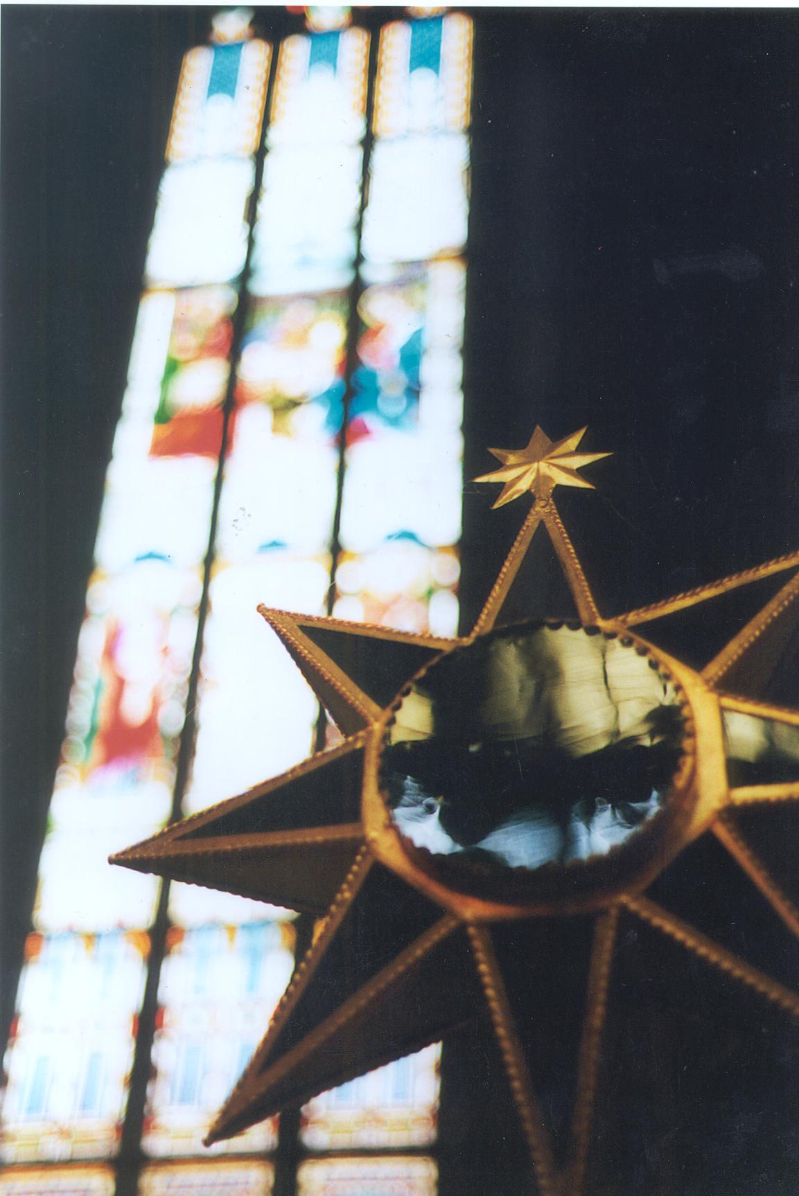 Photograph of a church window by Clara Molden