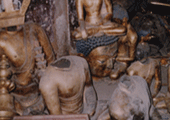 Decapitated Buddha Statues