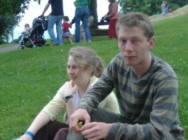 Becca and David