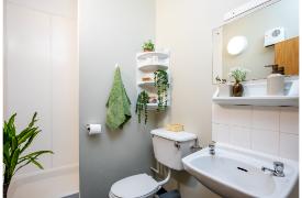 Bathroom at Favell House.