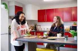 Shared kitchen at The Rackhay.