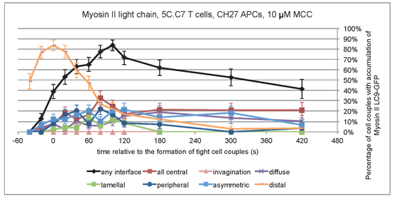 Image of Myosin II RLC-GFP