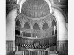 The restored Great Hall with the new organ 