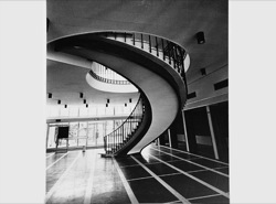 Stairwell in the new building