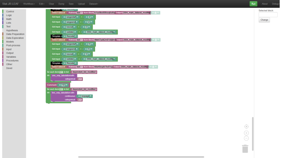 screenshot from stat-jr worflow 4