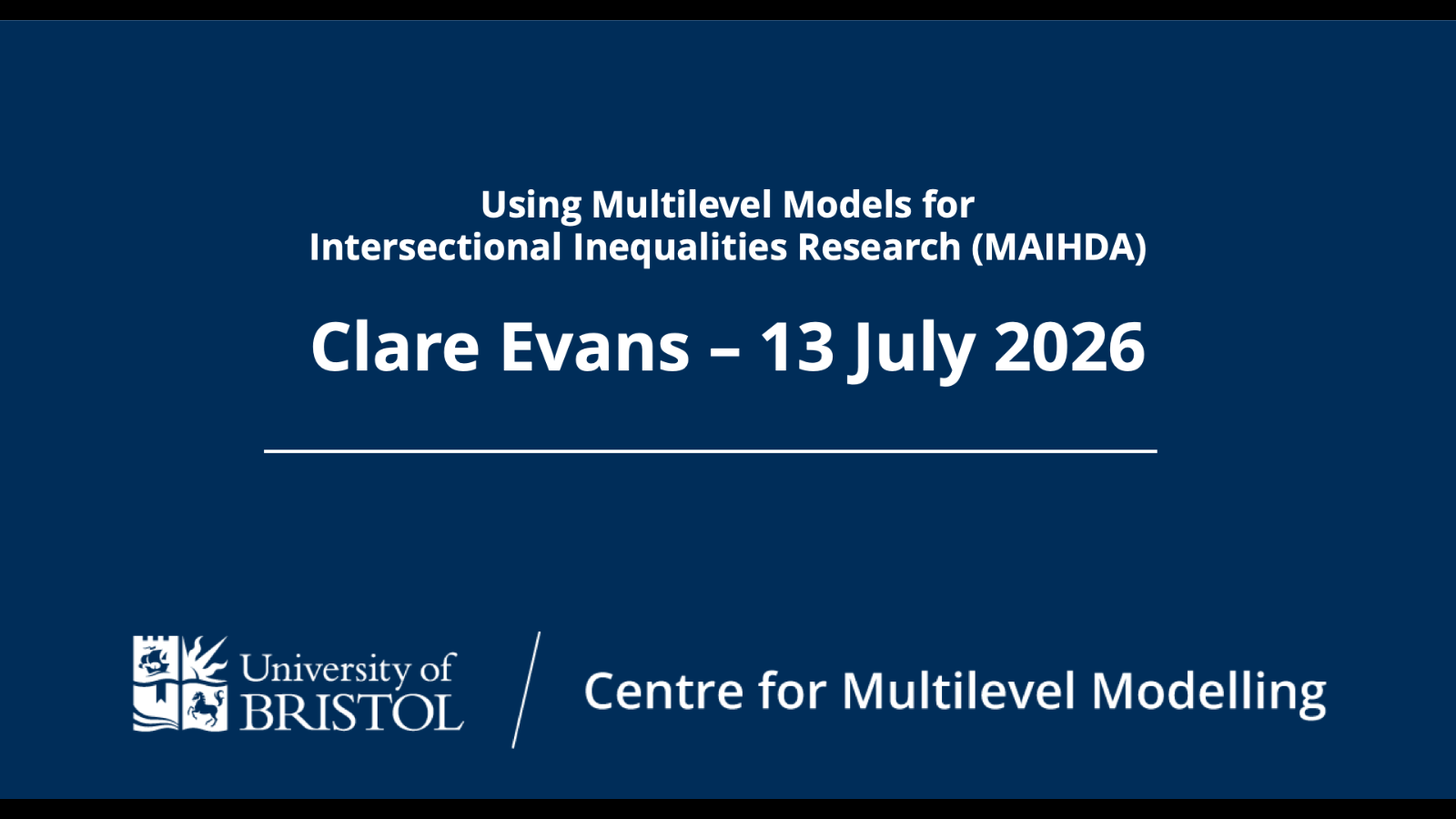Clare Evans presenting