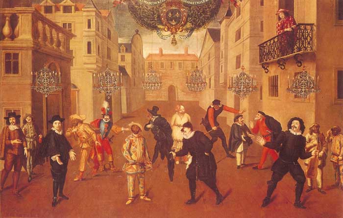 Commedia mid 18th Century France