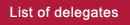 List of Delegates