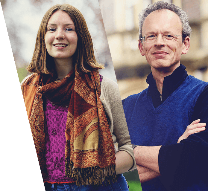 Hayley Hall and Dr John Lee