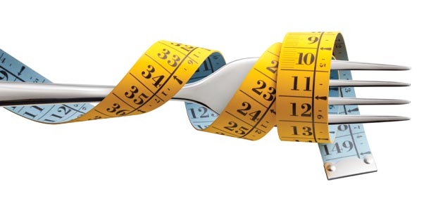 Fork and measuring tape