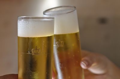 Two pints of beer