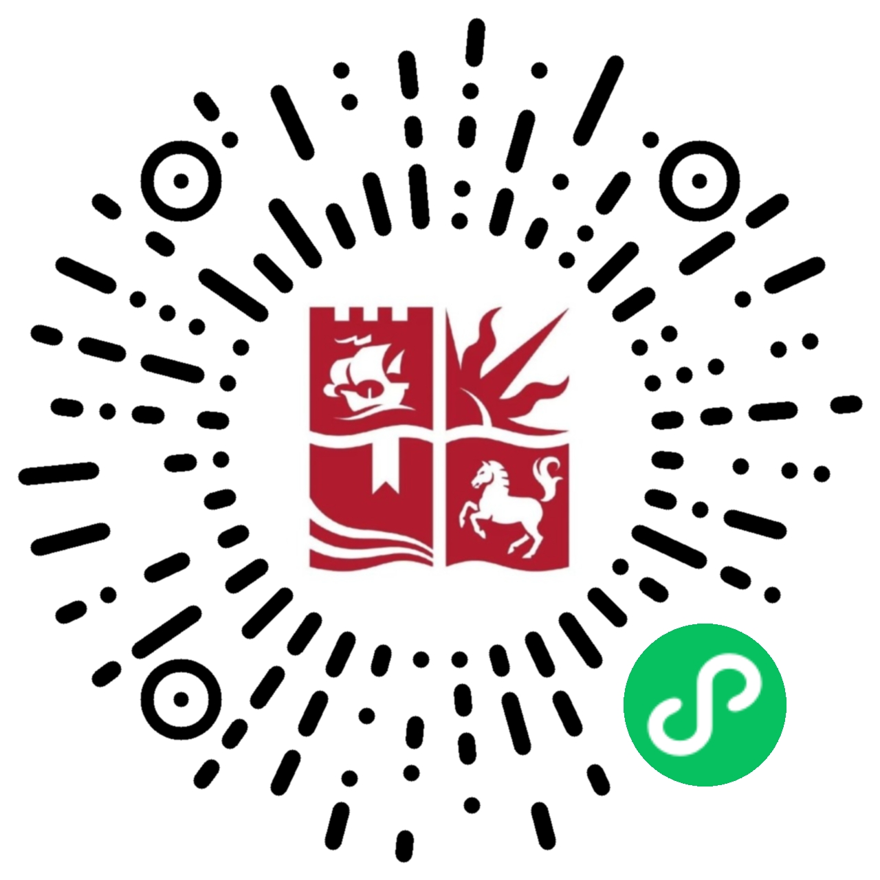 QR code for the University of Bristol alumni mini-app