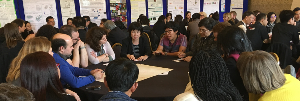 The members of the Bristol AMR group discuss their research at a panel.