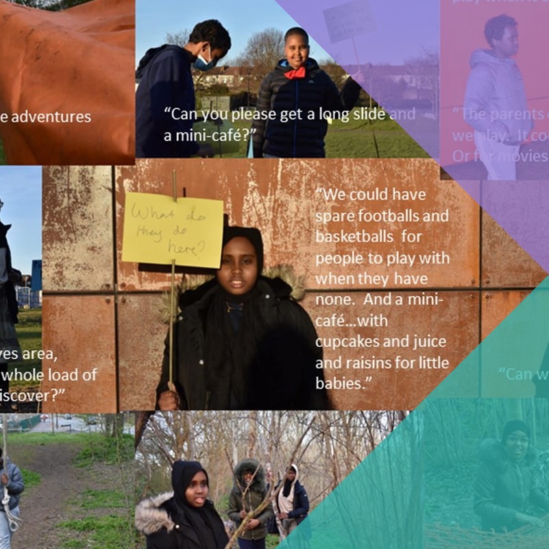 Photography and Quotes from a Young People’s Consultation on Netham Park