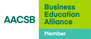 Member of AACSB, Association to Advance Collegiate Schools of Business