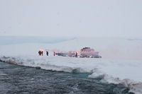 Departure from Halley, Antarctica