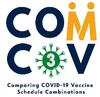 study logo with words com cov 3 arranged on top of each other