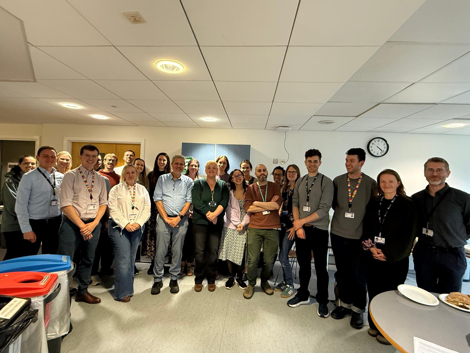 Picture picture of everyone who attended the Farewell to Yoav as CAT School lead