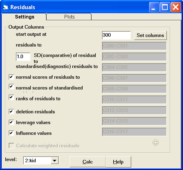 diagnostic information