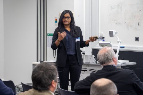 Athira Anil Kumar presenting at the BCI PGR Symposium 2024