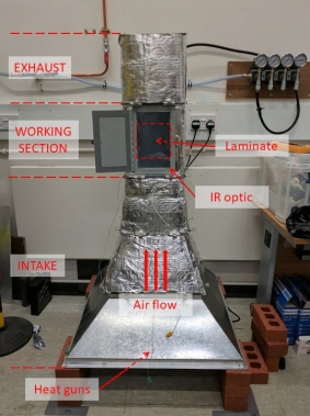 photo of a thermal wind tunnel