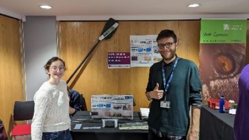 CoSEM CDT students at the FUTURES schools research fair 