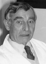 A headshot of former staff member Douglas Dobson