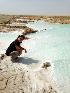 Image from Qatar of field work. Photo Credit: Didi Ooi